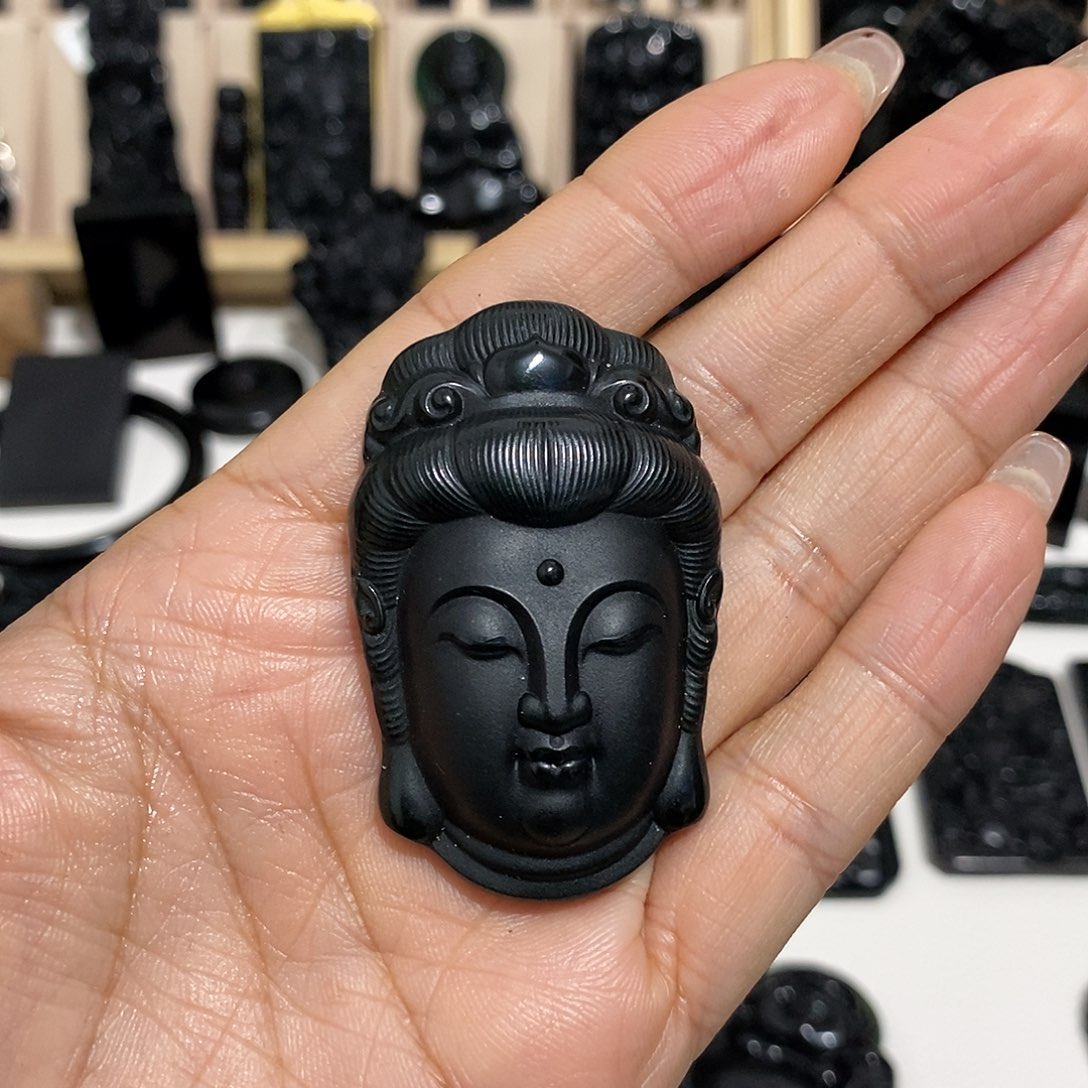 介***）岫玉未镶嵌纯天然岫玉颈饰