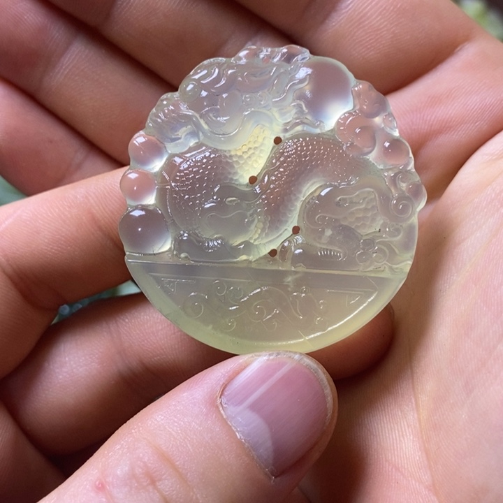 岫玉岫玉颈饰未镶嵌