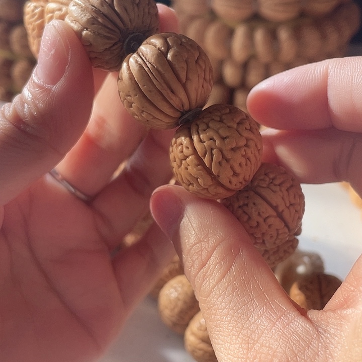 感***你吊坠桃核桃核手串金钱豹55