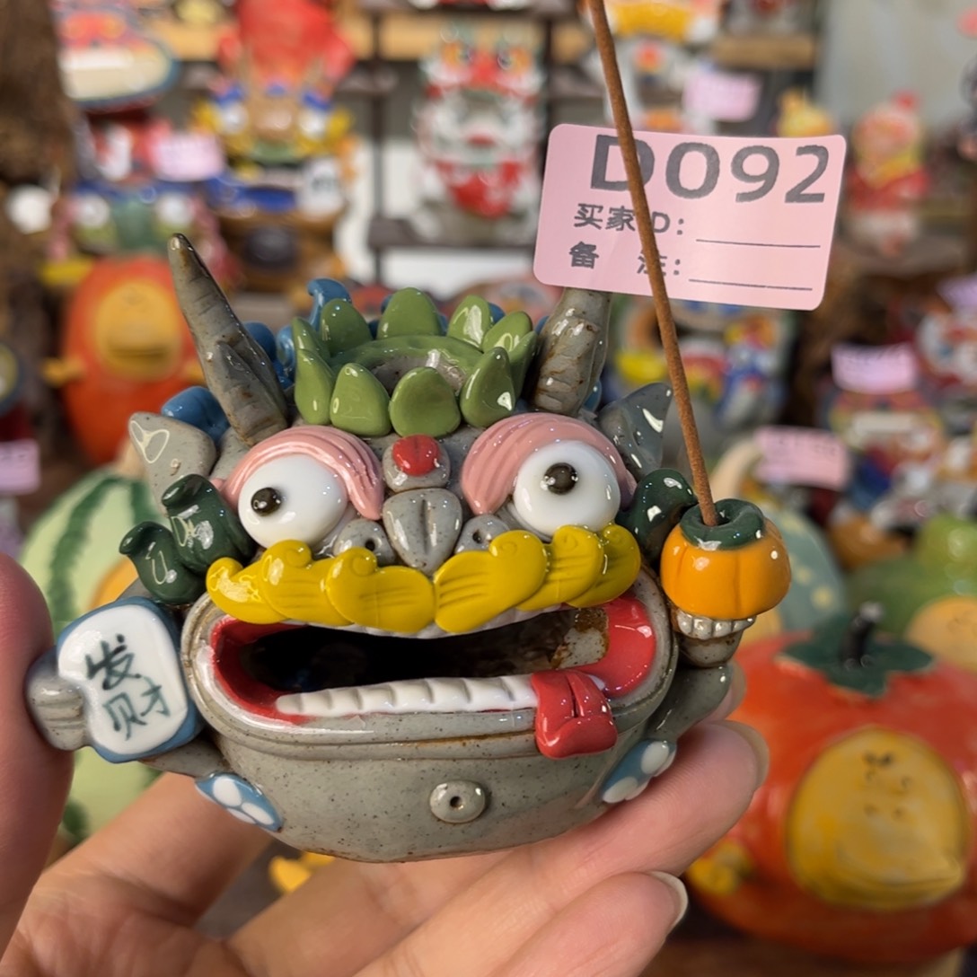 泥塑纯手工茶宠摆件