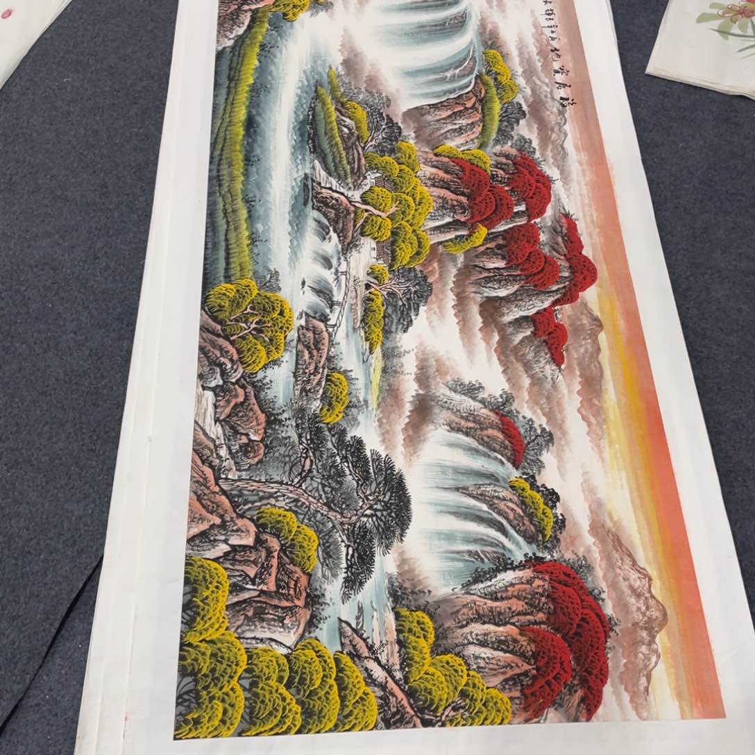 国画处理作品看好再拍哦