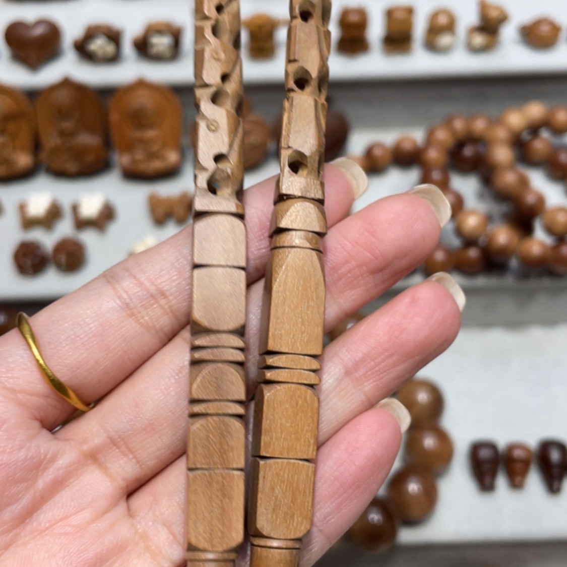 【闪购商品】檀香木吊坠星*小吊坠