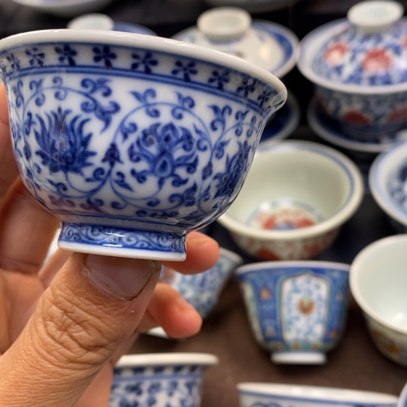 【闪购商品】景德镇青花主人杯