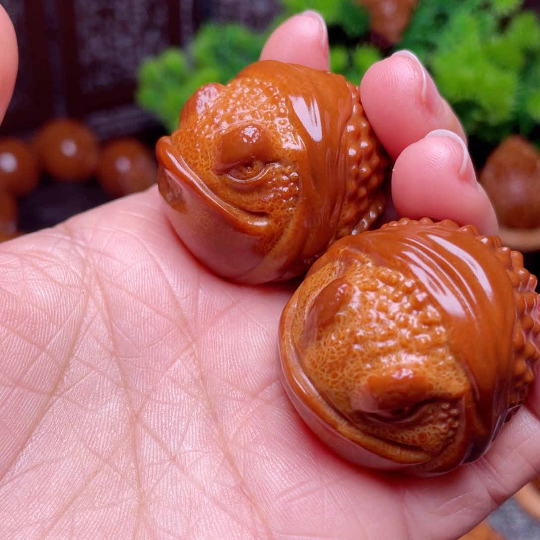 【闪购商品】橄榄核手串/手链35左右大嘴娃手球