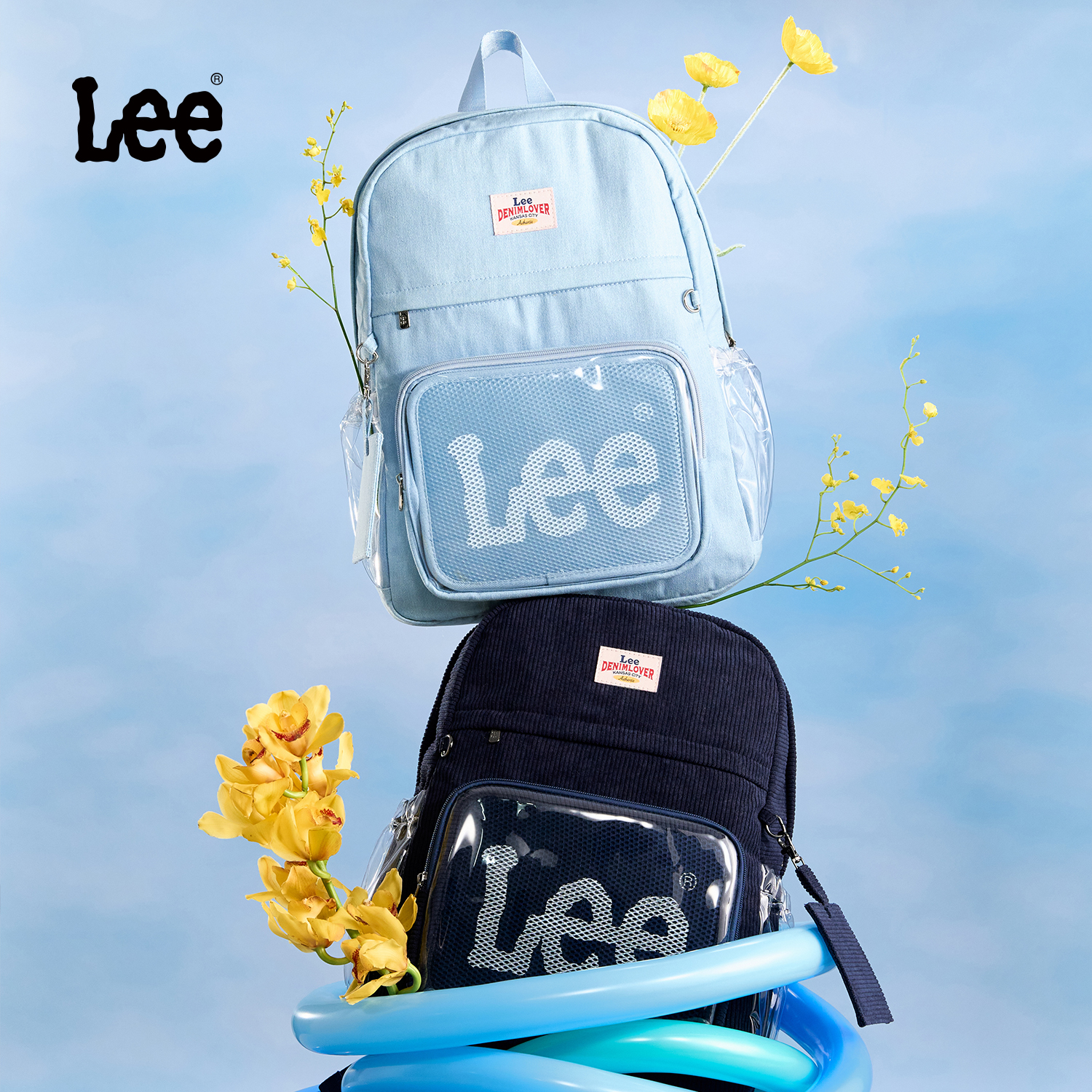 Lee 25春夏新品经典系列痛双肩包 时尚 女生背包