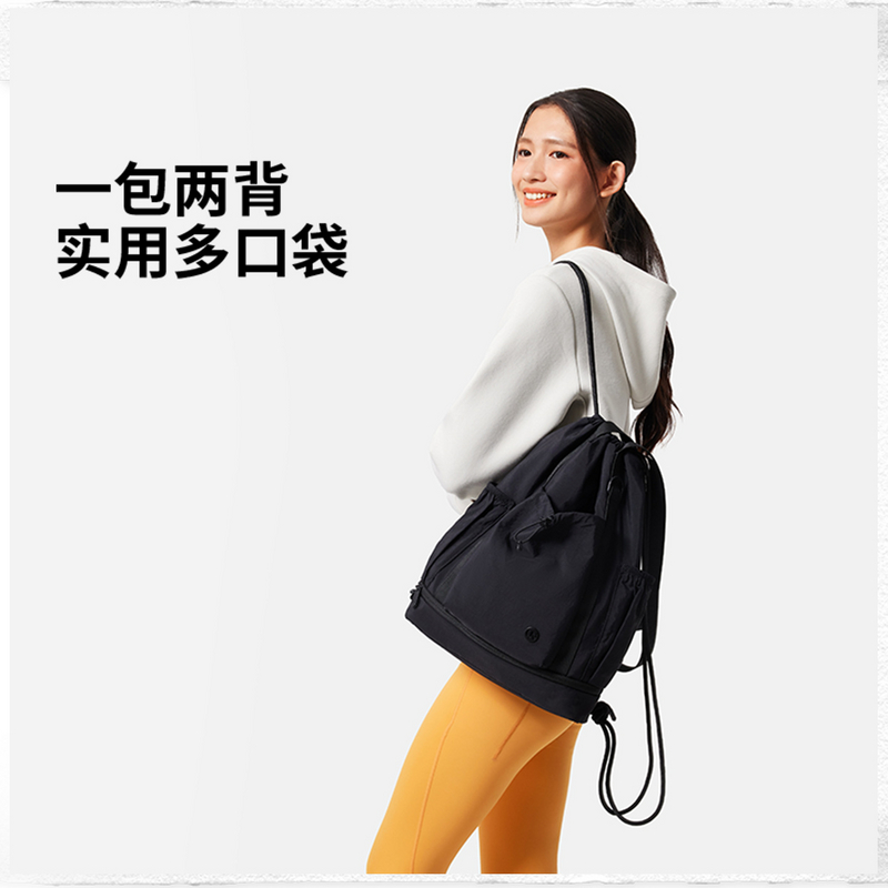【2025新品】李宁大容量多口袋简约休闲时尚户外单肩背包ABDV145
