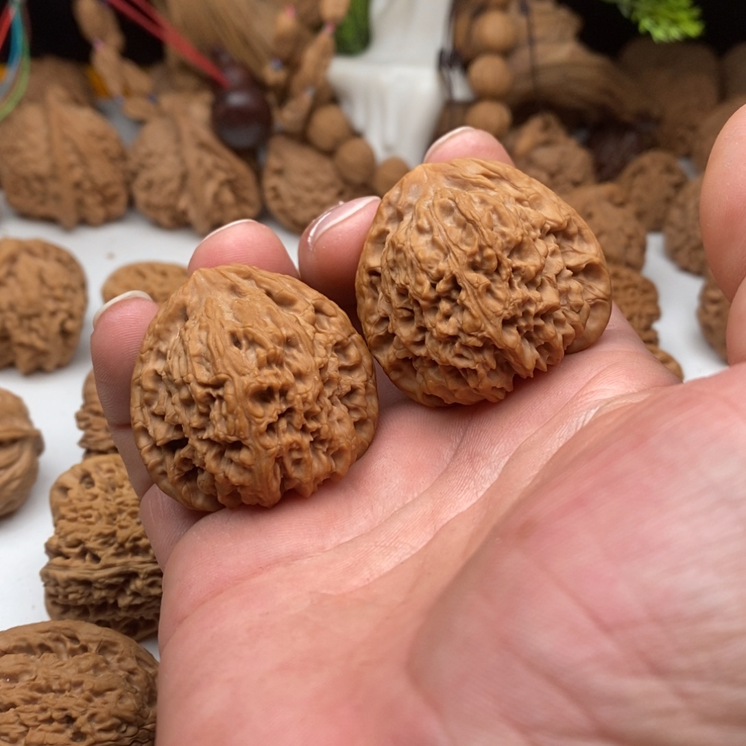 唐***仁吊坠文玩核桃南将石41.5