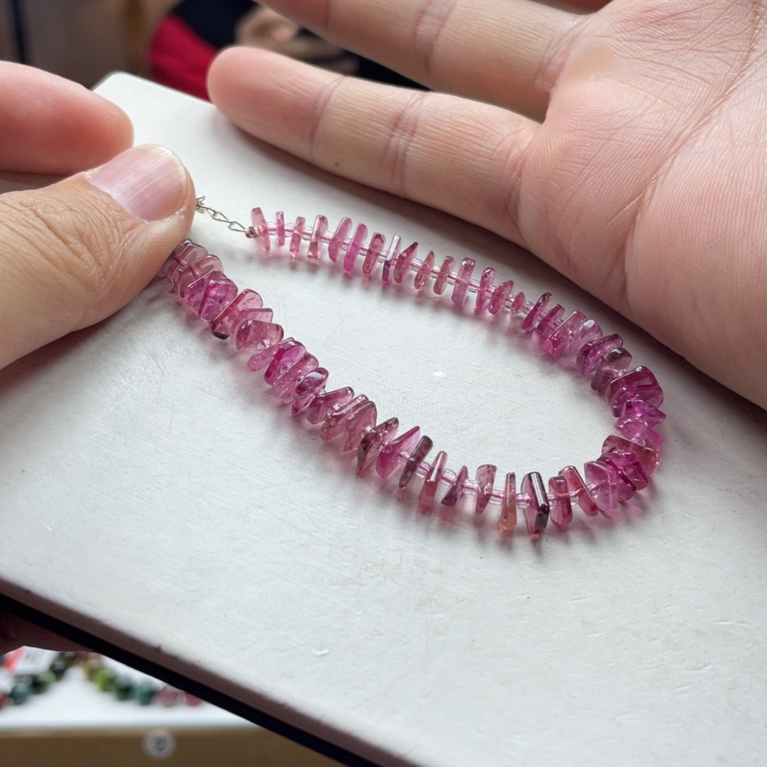 碧玺手串未镶嵌6-8mm.mmmmmmmmm