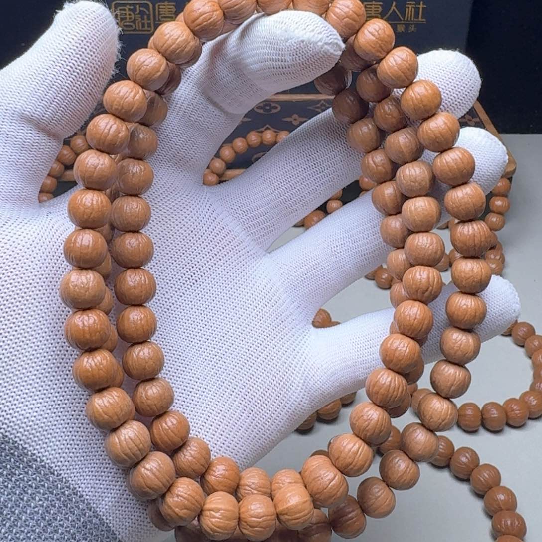 猴头核桃手串1.0大同尺南瓜，108颗脖挂