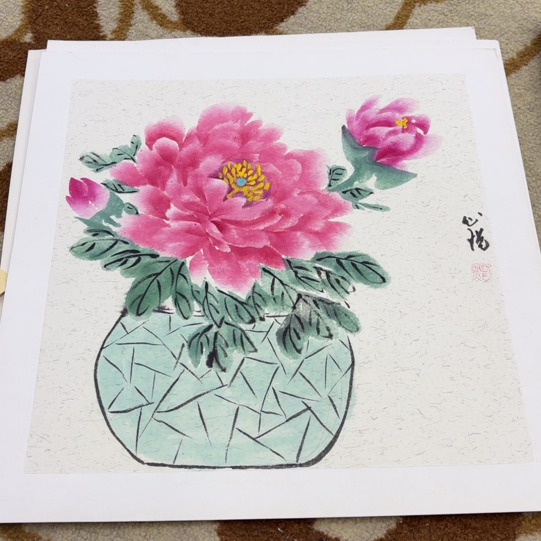 国画38-38卡纸作品艺