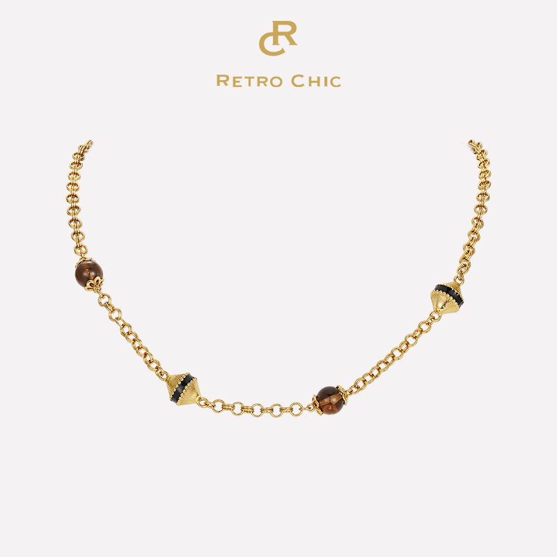 铜合金项链 RC RETRO CHIC 意大利复古时尚首饰 罗马骑士项链