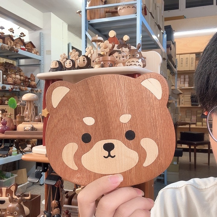 木小熊猫锅垫微瑕