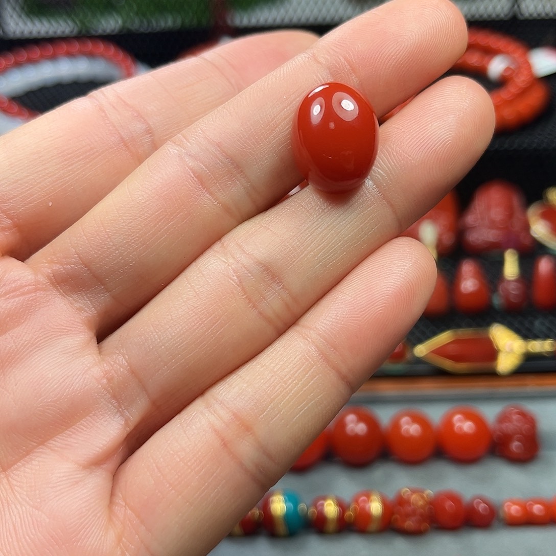 南红玛瑙未镶嵌戒面