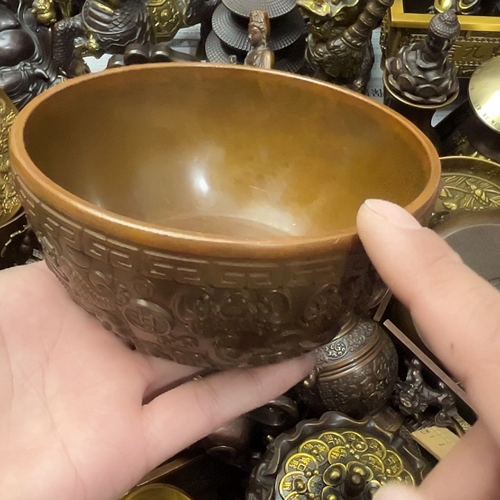 顺顺利利，铜器摆件