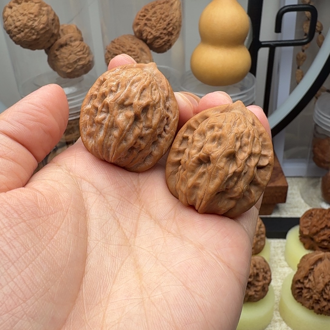 核桃文玩核桃吊坠大红袍34