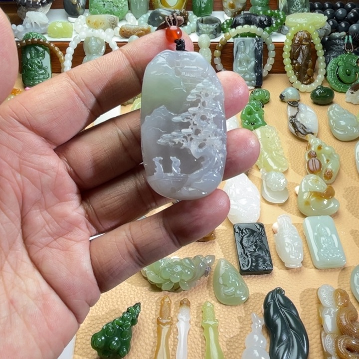 和田玉颈饰未镶嵌定制款