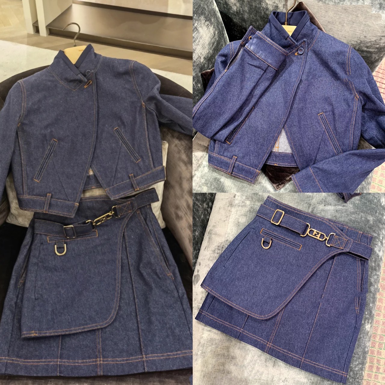 未使用 FENDI/芬迪 套装 尺码44成色看直播 GSS20334