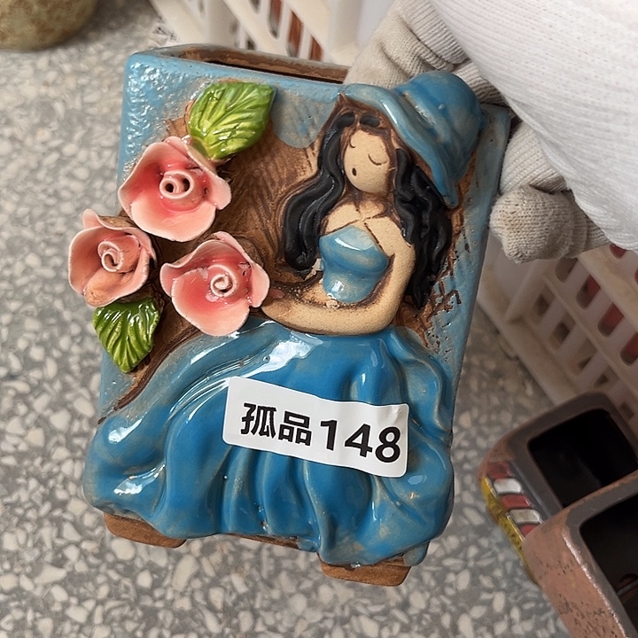 粗陶材质多肉花盆