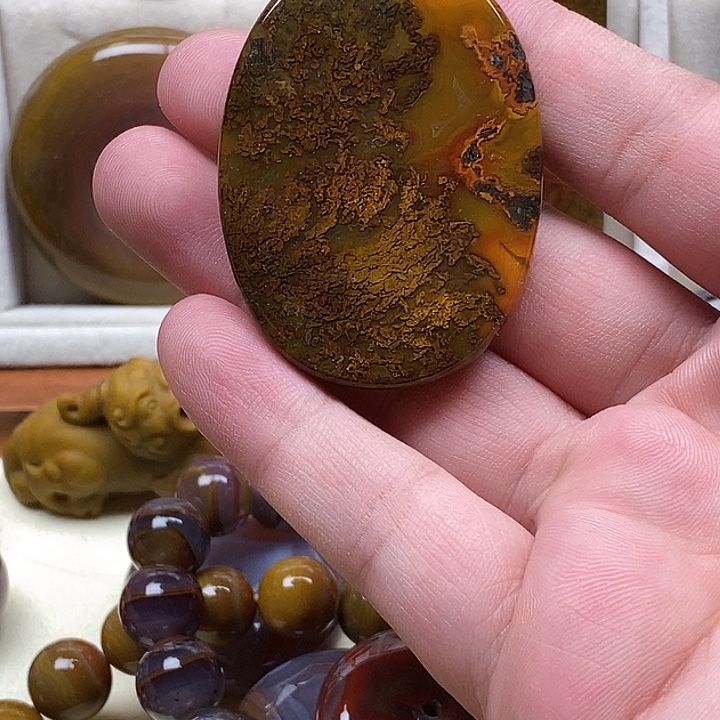 玛瑙/玉髓未镶嵌颈饰