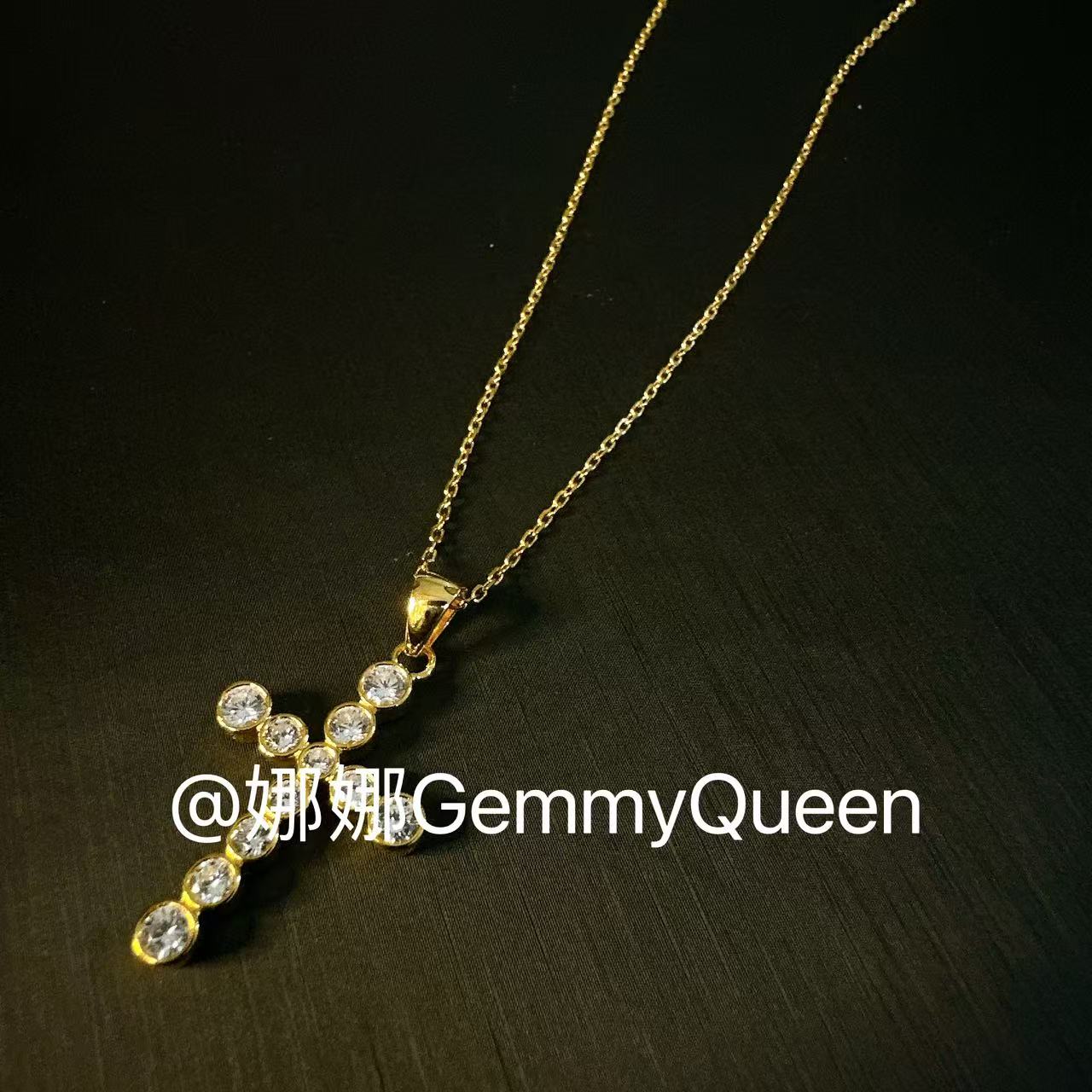 坠链均925银合成锆石 娜娜GemmyQueen项链GQ04936