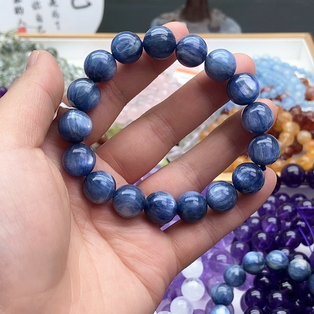 水晶手链未镶嵌蓝晶石