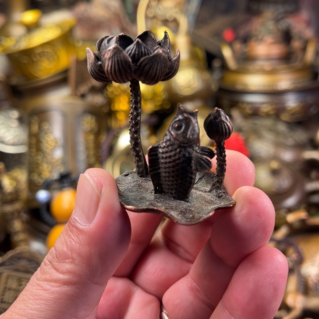 茶壶香炉铜器摆件