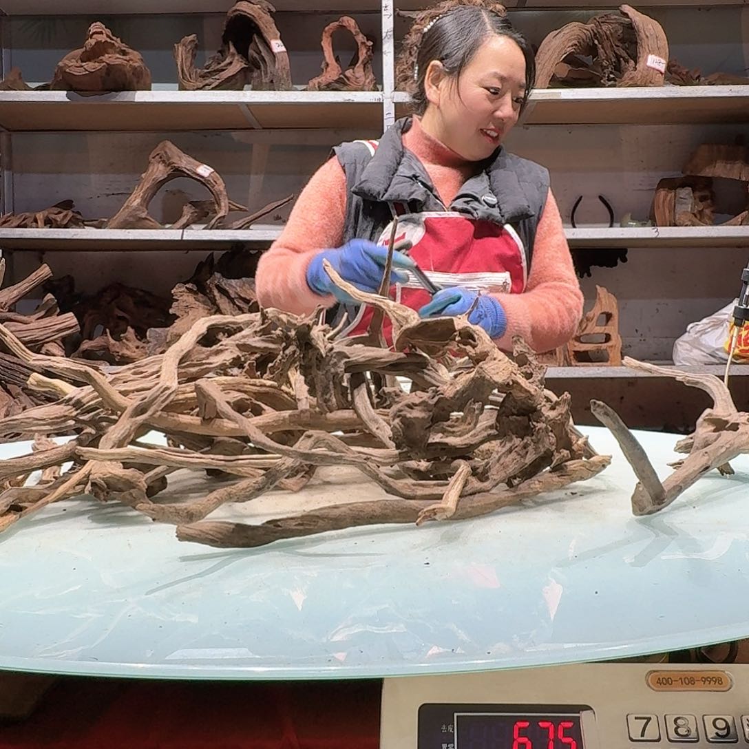 倍诸沉木不包损必褪色东****景7014玲珑木枝条