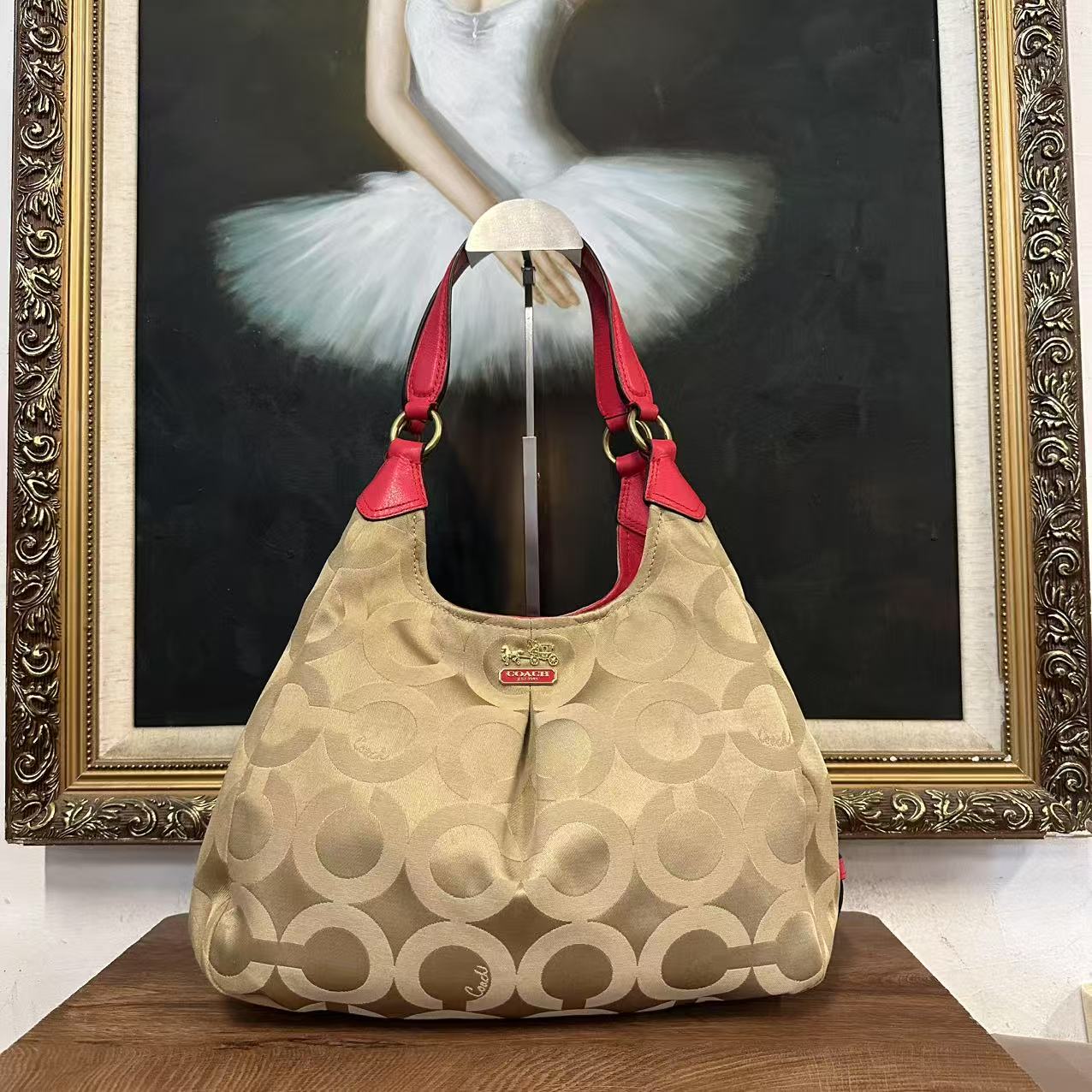 95新 COACH/蔻驰 coach蔻驰手提包/006368/尺寸35*21