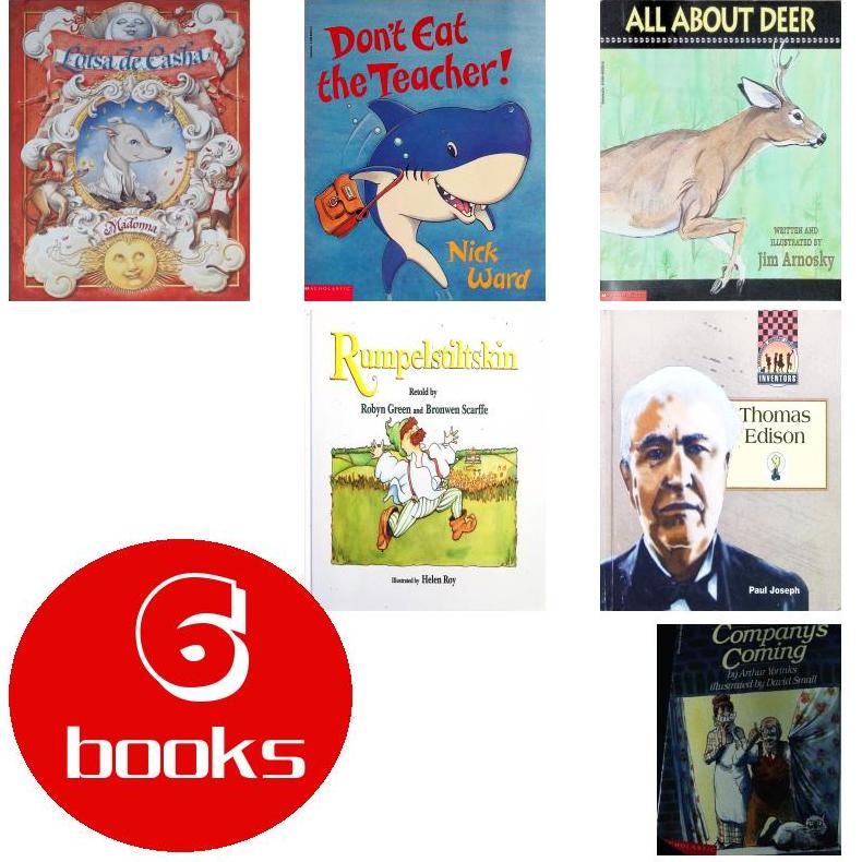 英文原版绘本6本93251118071