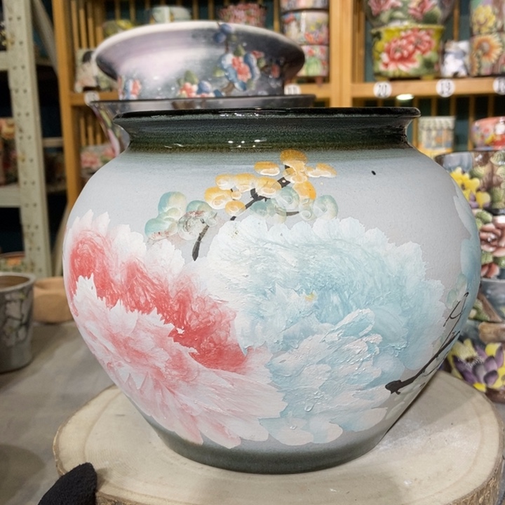 红陶景德镇艺术手绘作品