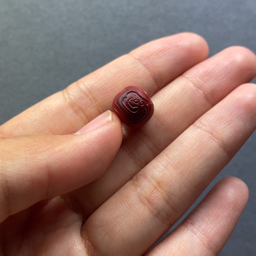 南红玛瑙配饰未镶嵌10.7mm