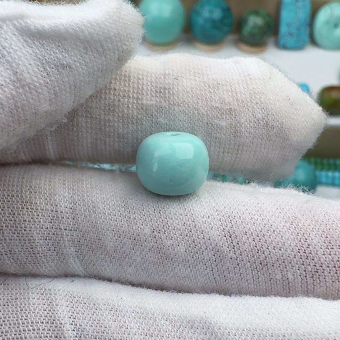 绿松石珠宝奇石未镶嵌唐****柔