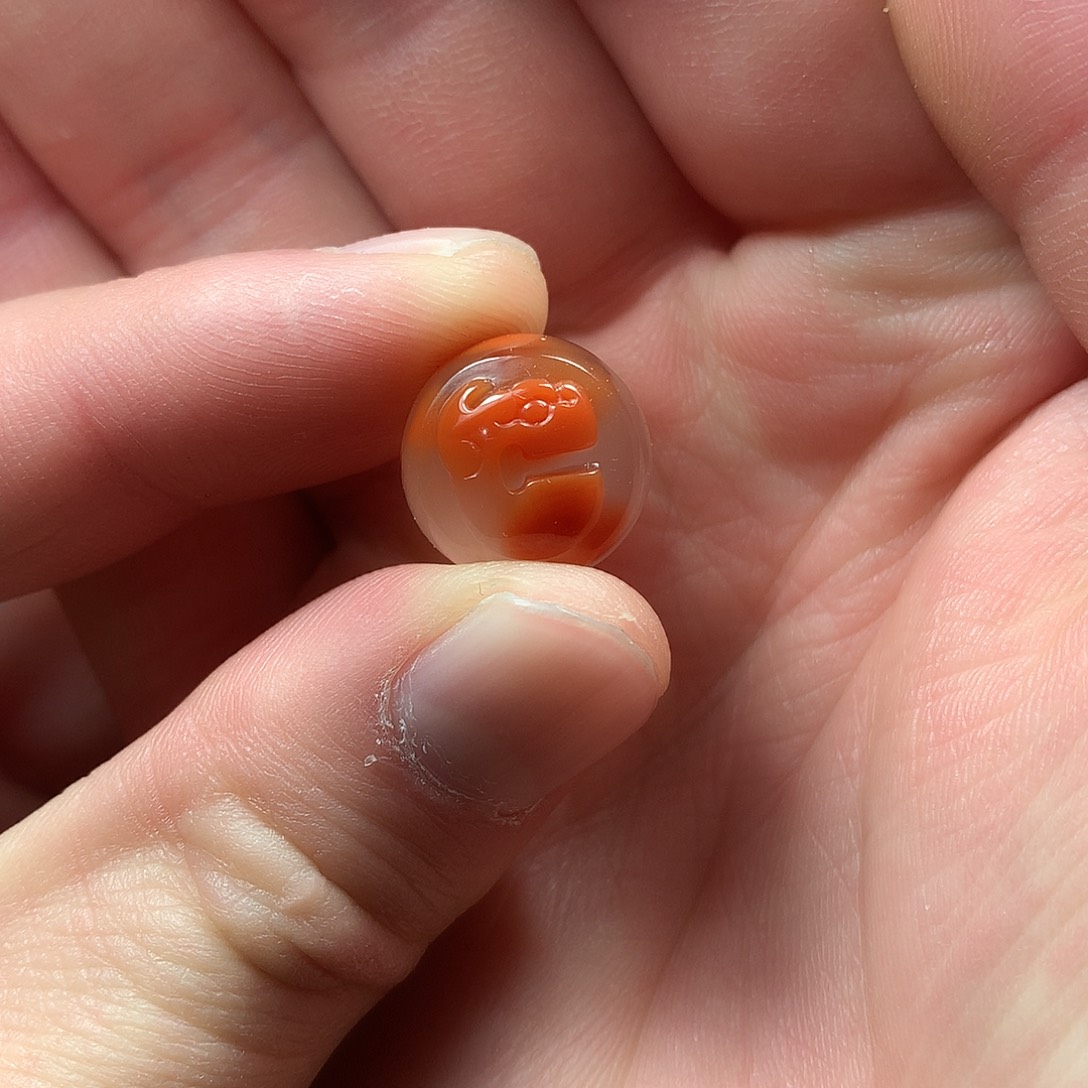 南红玛瑙1未镶嵌冰飘