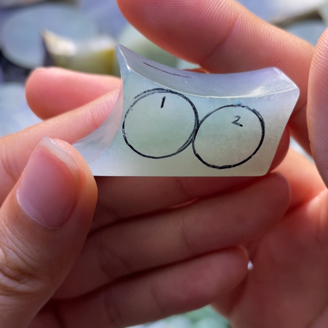 定制翡翠未镶嵌卡12冰晴底