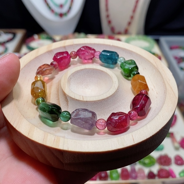 碧玺手链未镶嵌碧玺手链