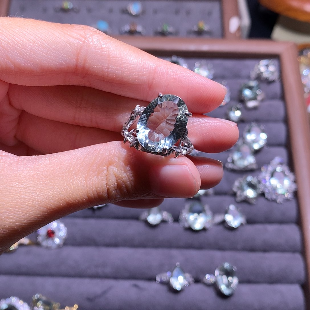 银S925镶嵌手链石榴石F****l