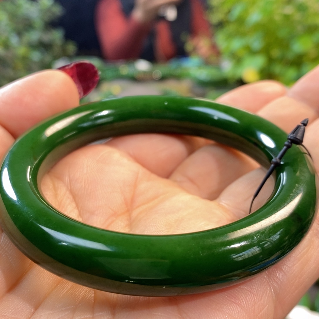 和田玉（碧玉）手镯未镶嵌