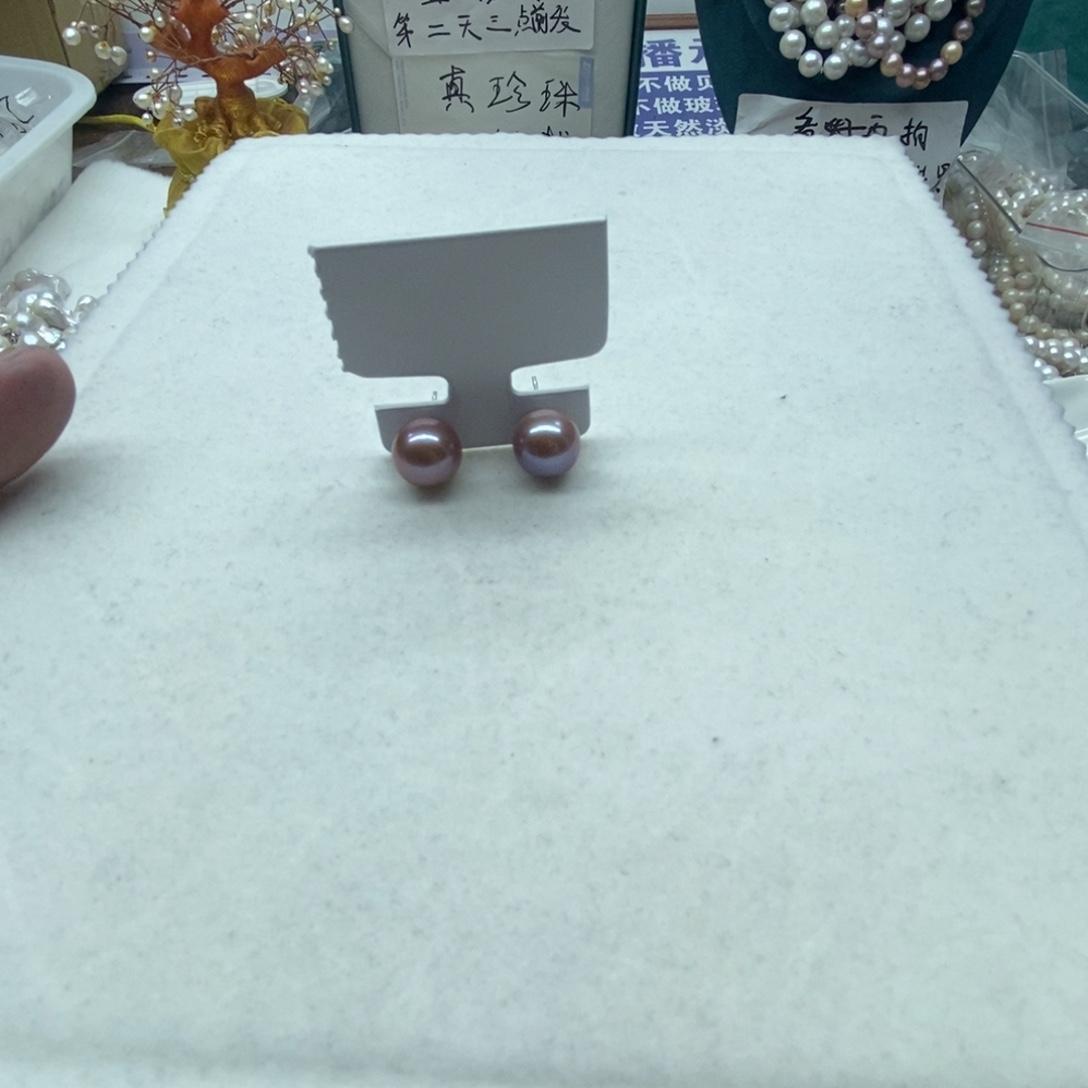 2***3淡水珍珠银S925镶嵌天然淡水珍珠无人工干预