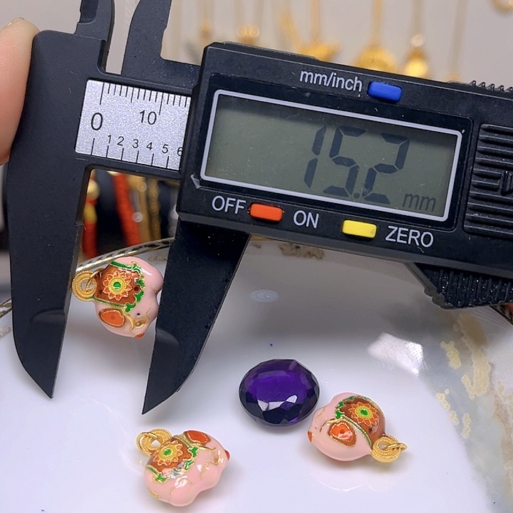 紫晶颈饰银S925镶嵌紫晶925镶嵌108