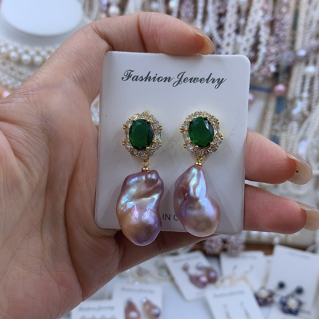 项链18K金镶嵌淡水珍珠