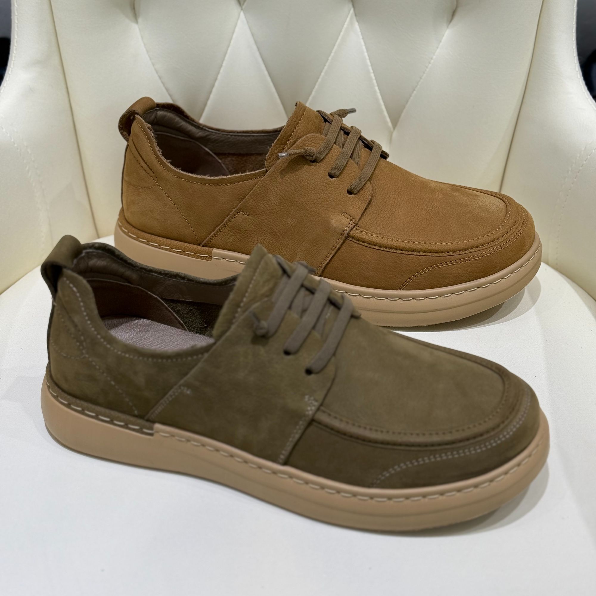 春季新款工装休闲鞋复古百搭平底户外男鞋潮流运动休闲透气厚底