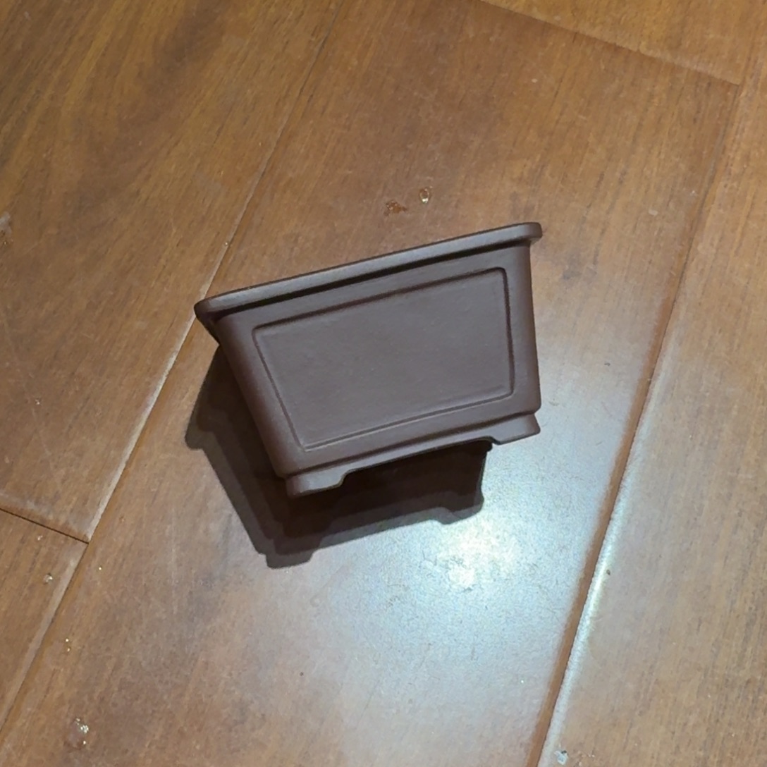 紫砂花盆原矿紫泥