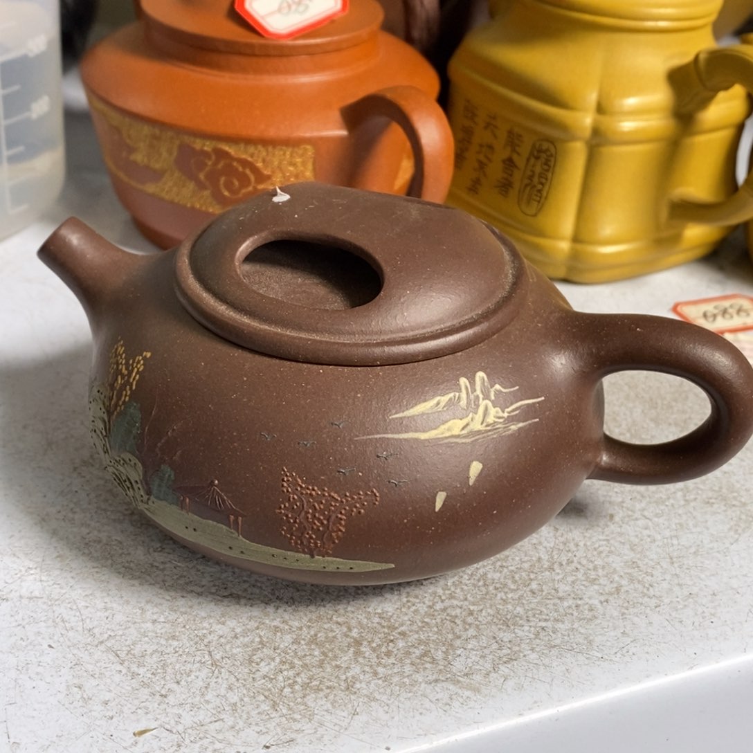 紫砂茶壶原矿手工190