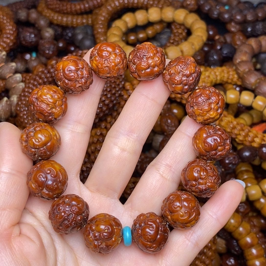 紫金鼠手串貔貅17尺寸