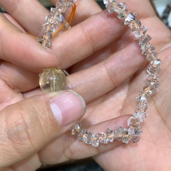 水晶手链未镶嵌百**爱天然