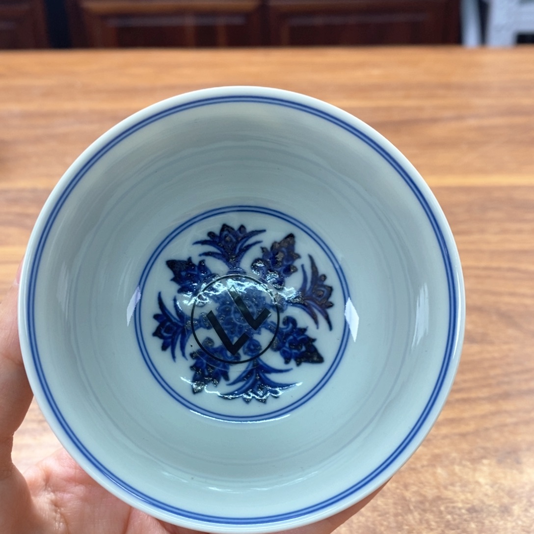 手工手绘柴窑单杯