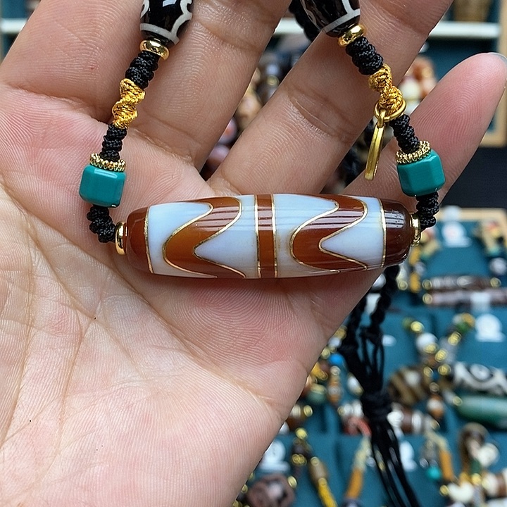 玛瑙/玉髓颈饰合金