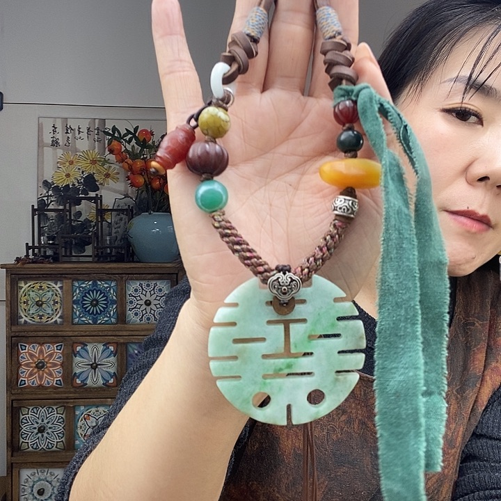 翡翠项链未镶嵌项链