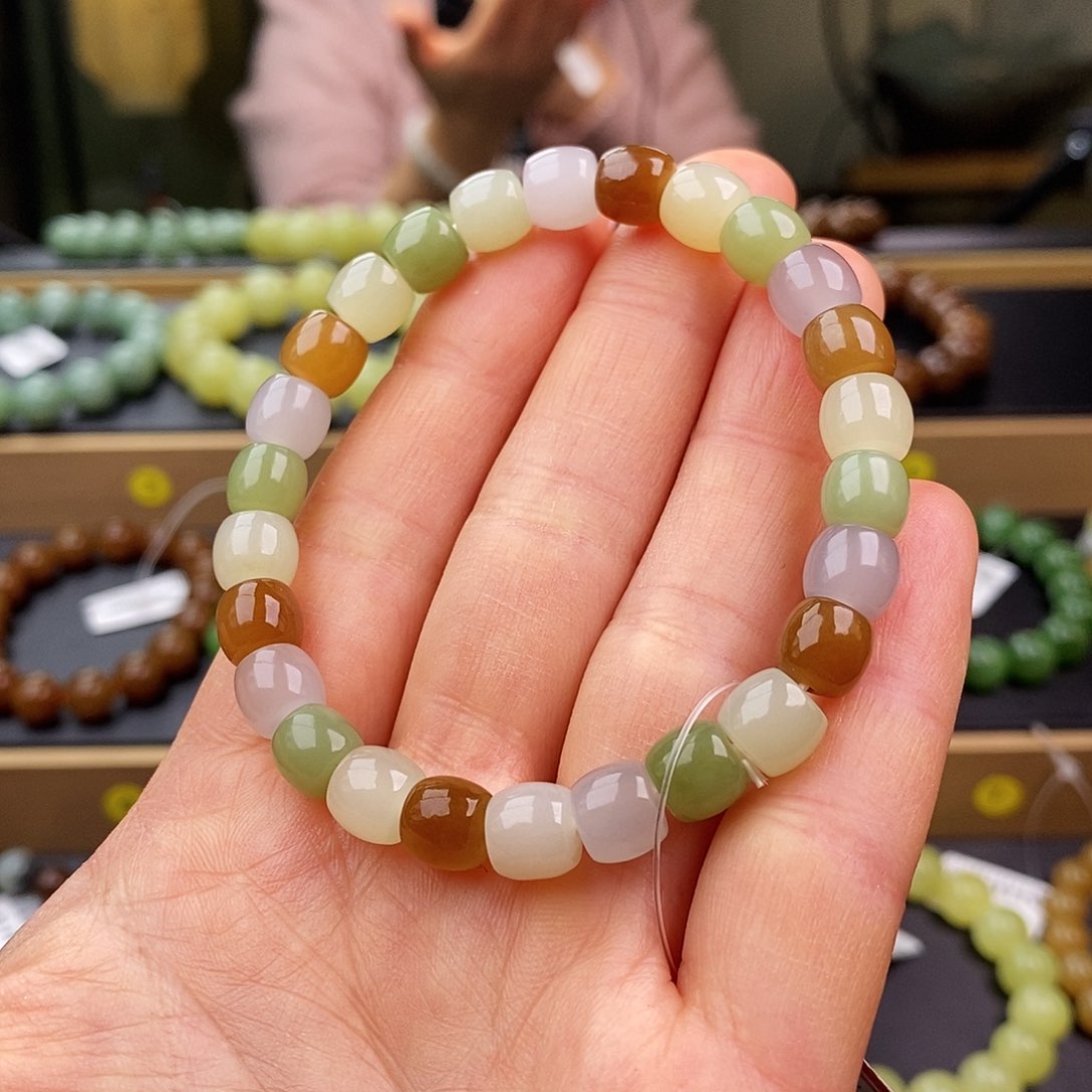 和田玉手链未镶嵌