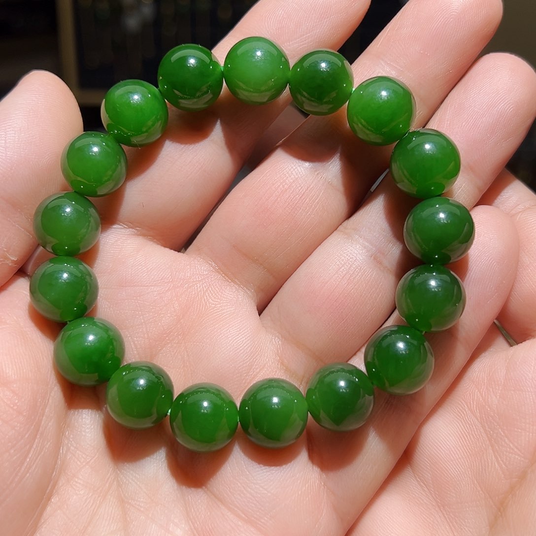 和田玉（碧玉）手串未镶嵌